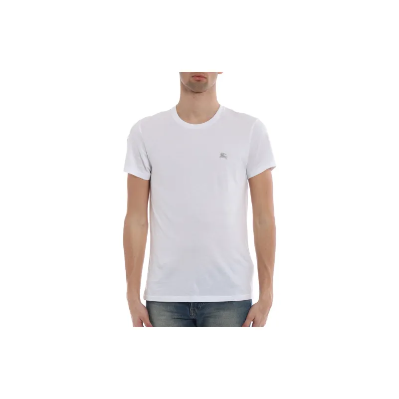 Burberry T Shirts Men White-3