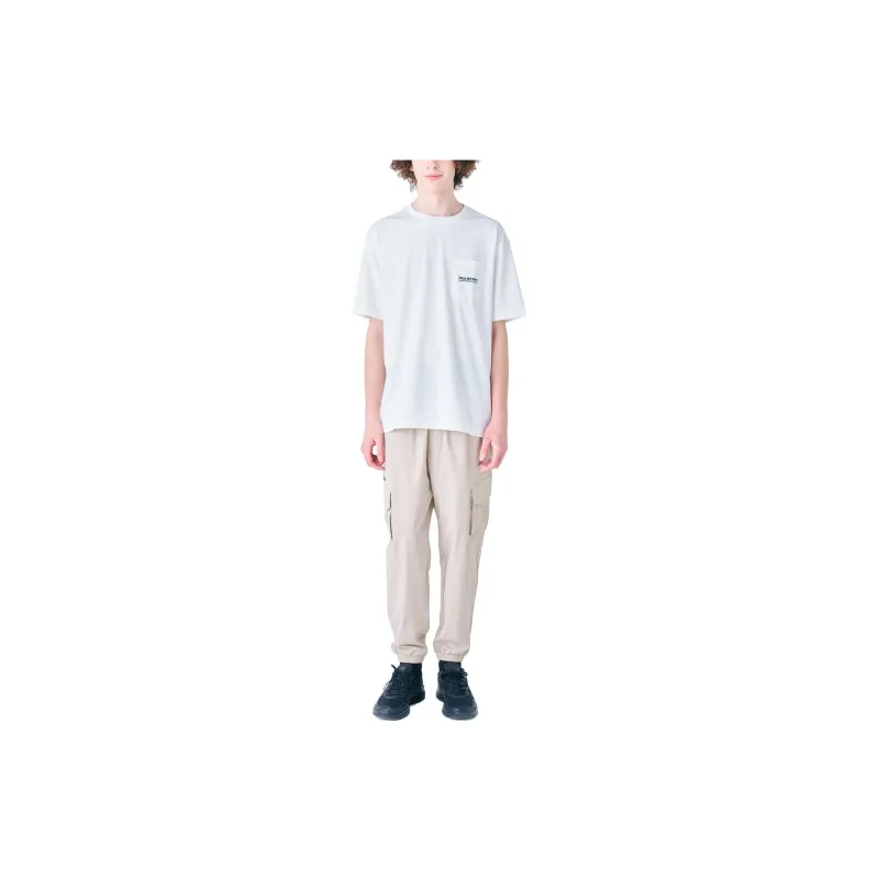 FILA Knitted Sweatpants Unisex Beige-2