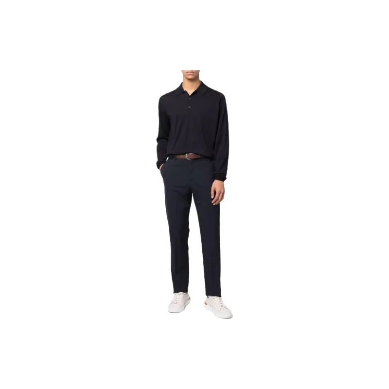 JOHN SMEDLEY Dorset Wool Polo Shirt-3