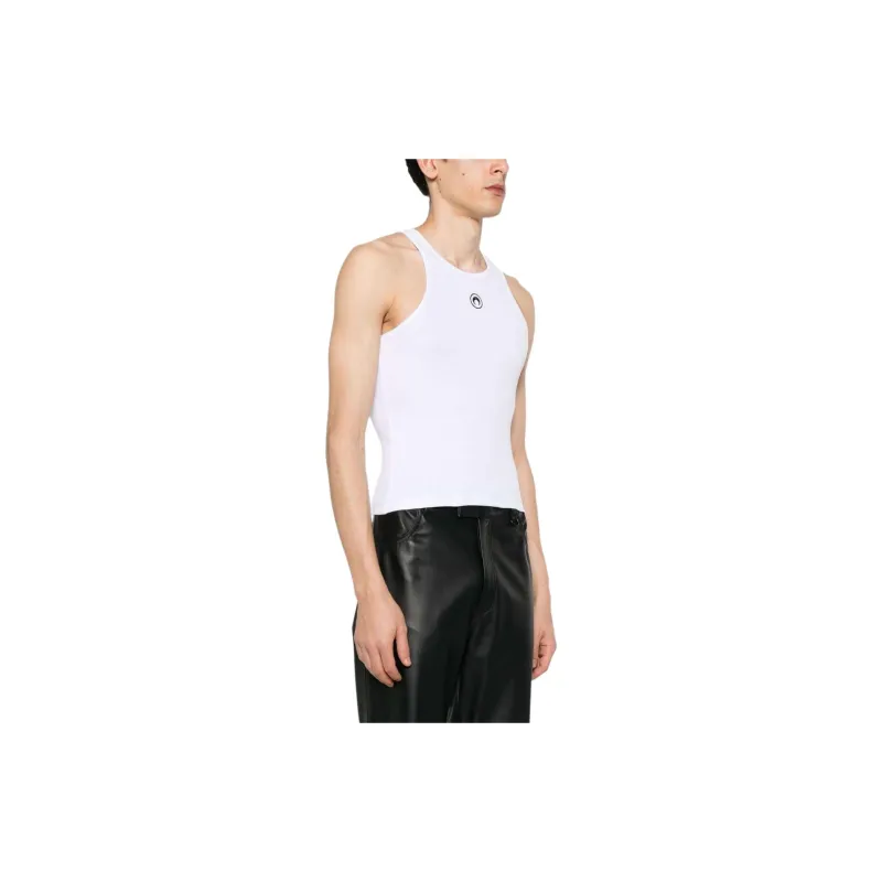 Marine Serre SS24 Tank Tops Men's White-1