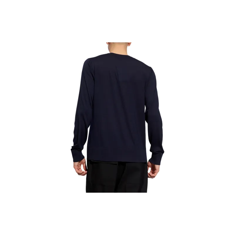 Ferragamo Logo Embroidered Crewneck Jumper-2