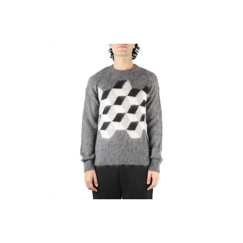 Moncler Sweaters Men Gray-2
