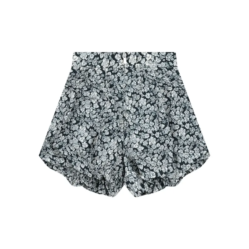 FAIRFAFO Casual Shorts Women's Black-1