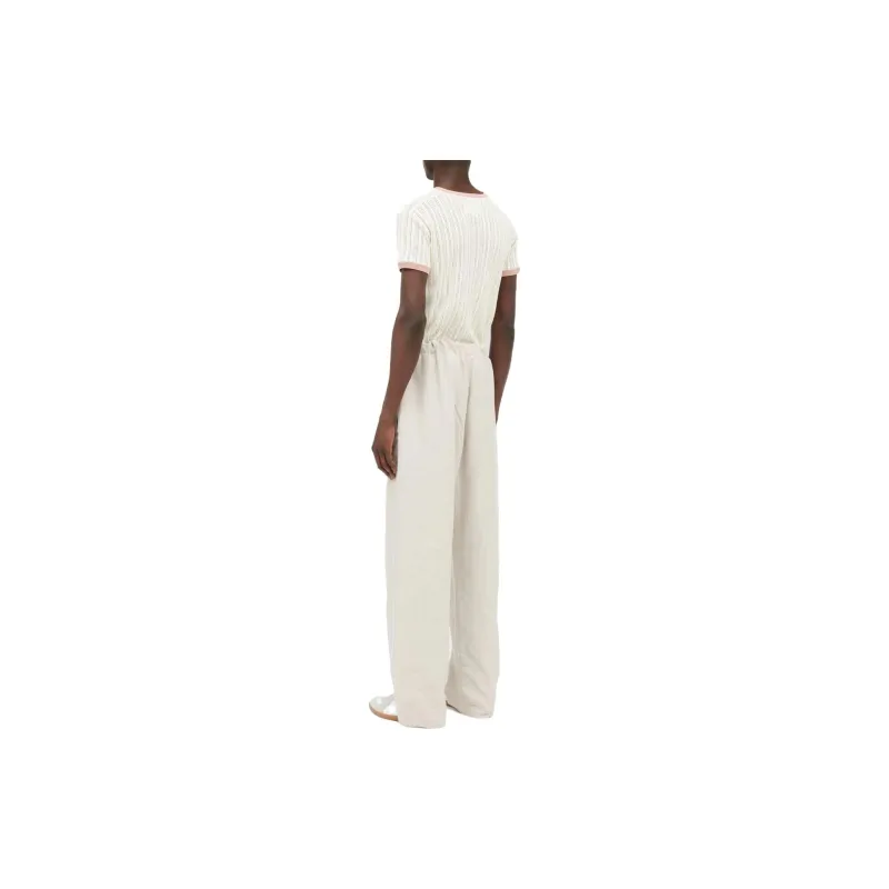 Maison Margiela Wide leg Drawstring Trousers-3