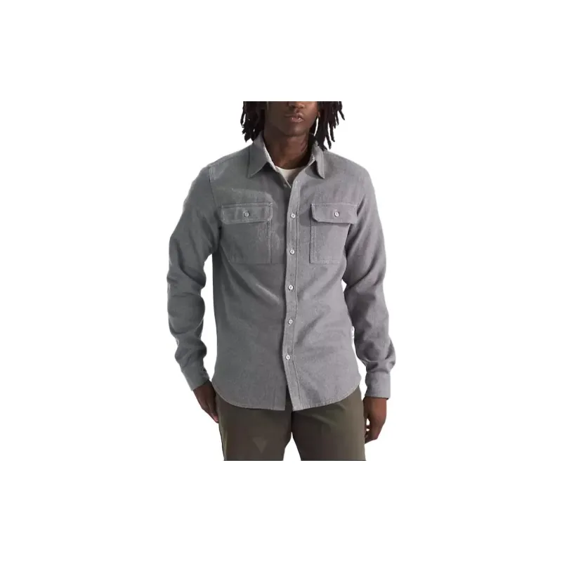 THE NORTH FACE Arroyo Flannel Shirt Shirt Men's Medium Gray Mixed Color-2
