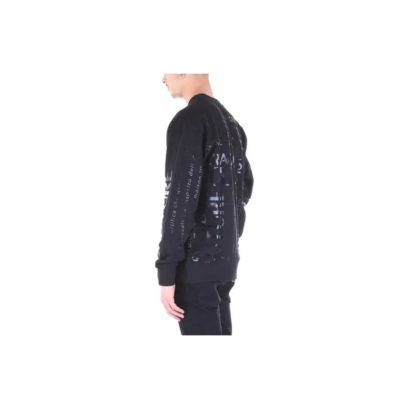 VERSACE JEANS COUTURE Sweatshirts Men Black-4