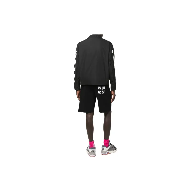OFF WHITE Diag Printed Zipped Jacket-2