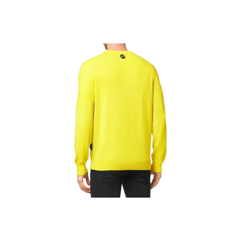 PHILIPP PLEIN Skull Logo Knitted Sweater-2