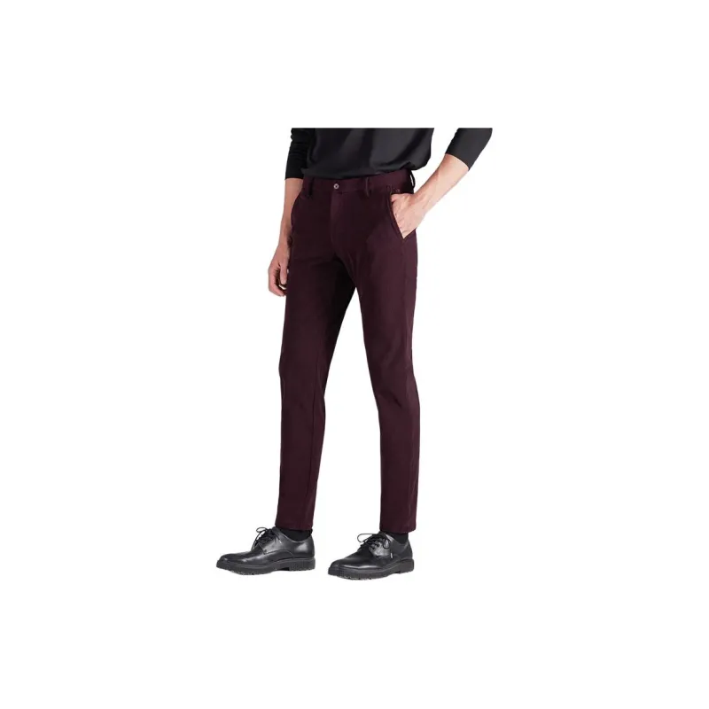 GOLDLION Casual Pants Men's Burgundy-1