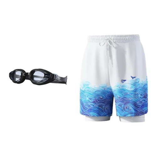 DOUBLEFISH Swimming Sets Polyester Elastane Beach Pool Men's