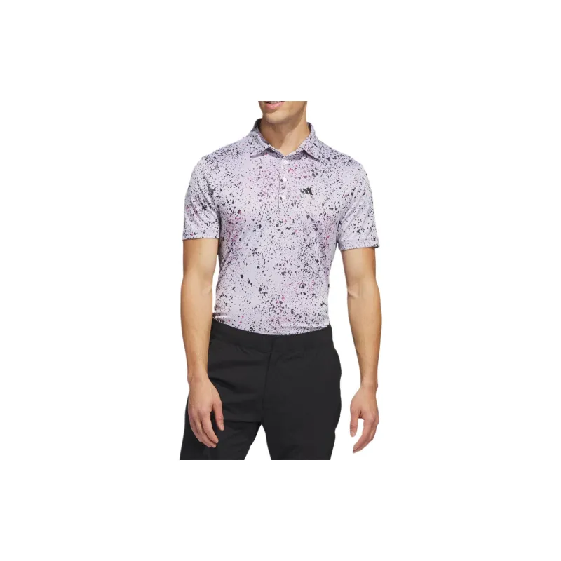 Adidas Polo Shirts Men Bright Fuchsia-1