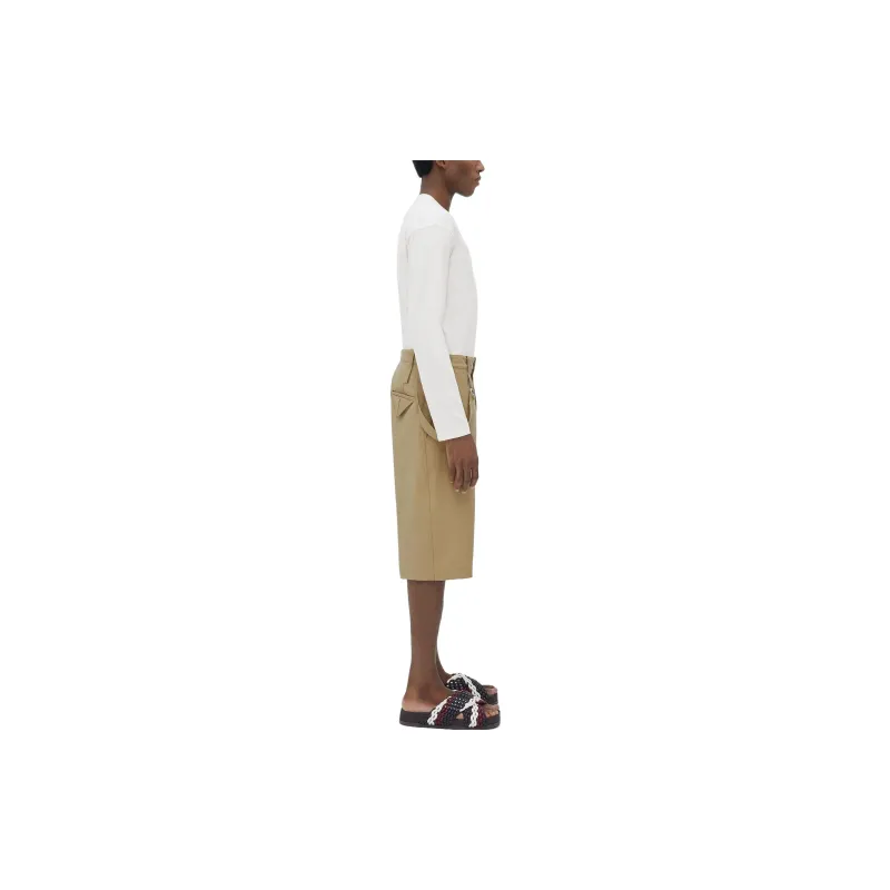 Bottega Veneta Casual Shorts Men's Khaki-3