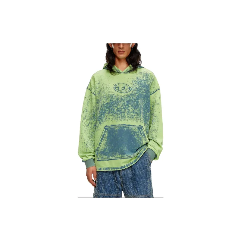 DIESEL FW24 Sweatshirt Men's Green/Blue-2