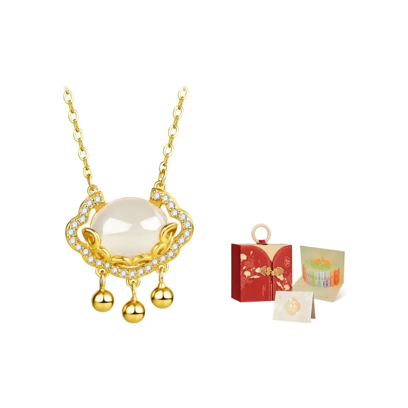MAMADESHOUHU Chalcedony Jade Necklaces Women's-11