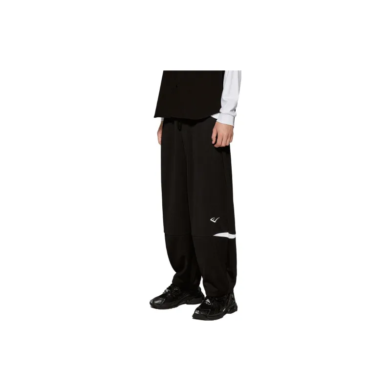 Everlast X PEACEBIRD MEN EVERLAST Casual Pants Men Black-3