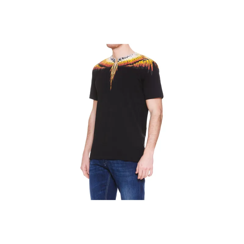 Marcelo Burlon Crewneck Short Sleeved T Shirt-5