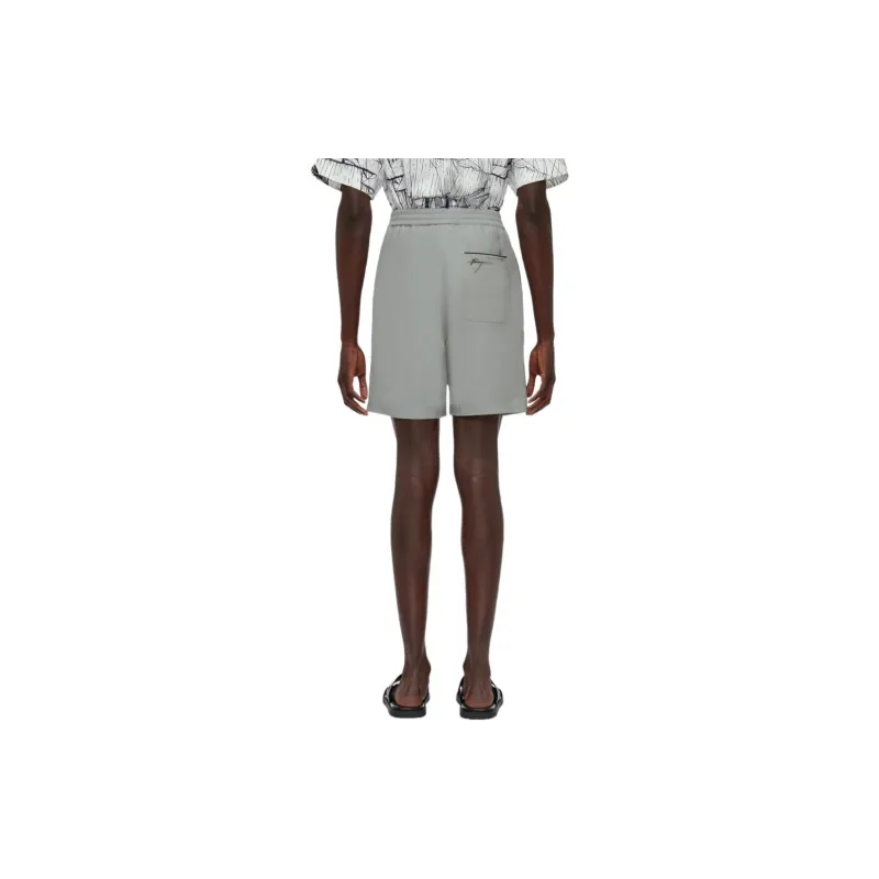 Ferragamo Logo embroidered Straight leg Shorts-3