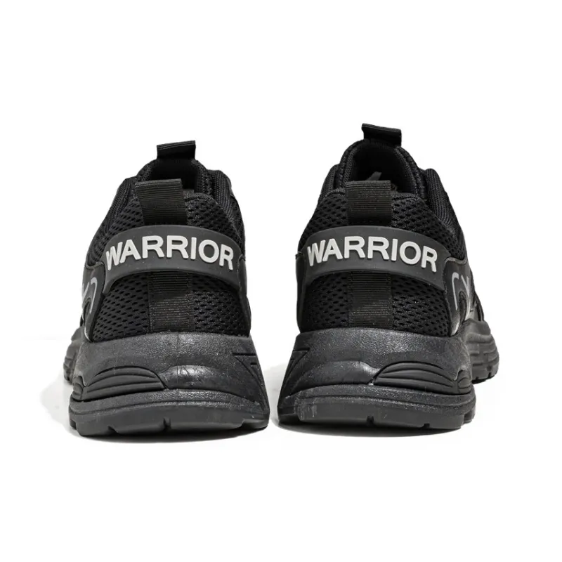 Warrior Wear resistant, Lightweight, Breathable, And Non slip. Low Top Chunky Sneakers Men's Black Gray-4