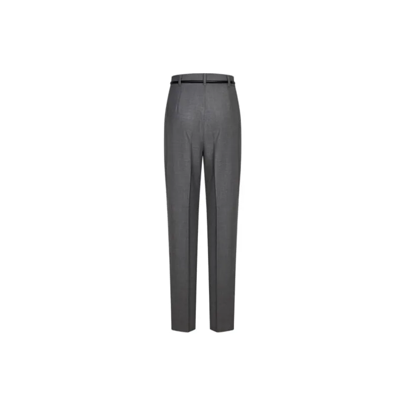 MaxMara Studio Max Mara Belted High Waist Trousers-1