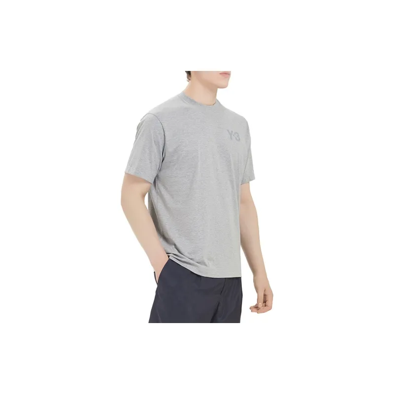 Y 3 T Shirts Men Gray-4