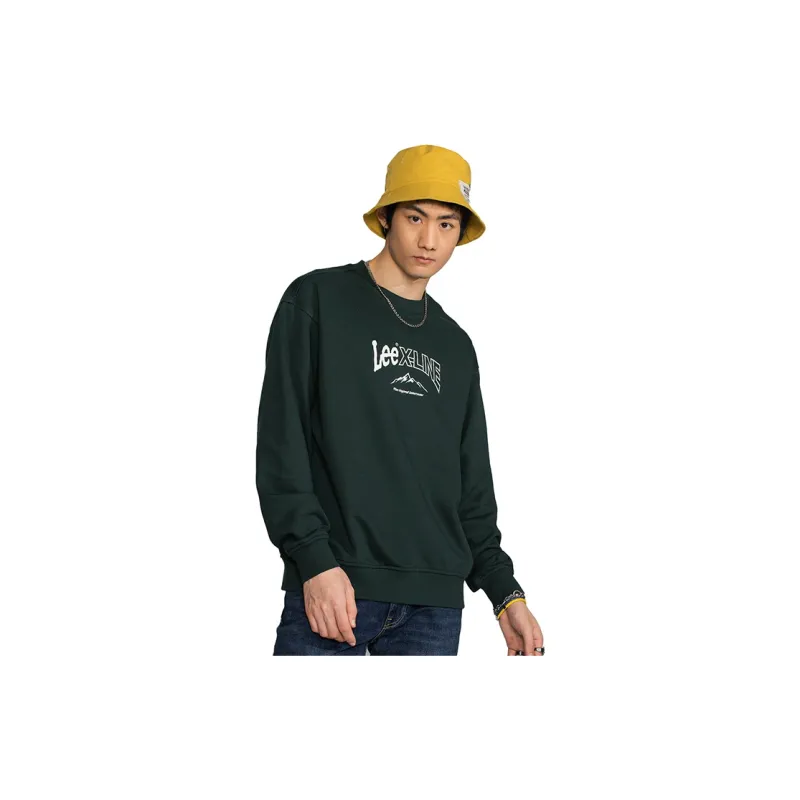 Lee Sweatshirts Unisex Pine Green-2