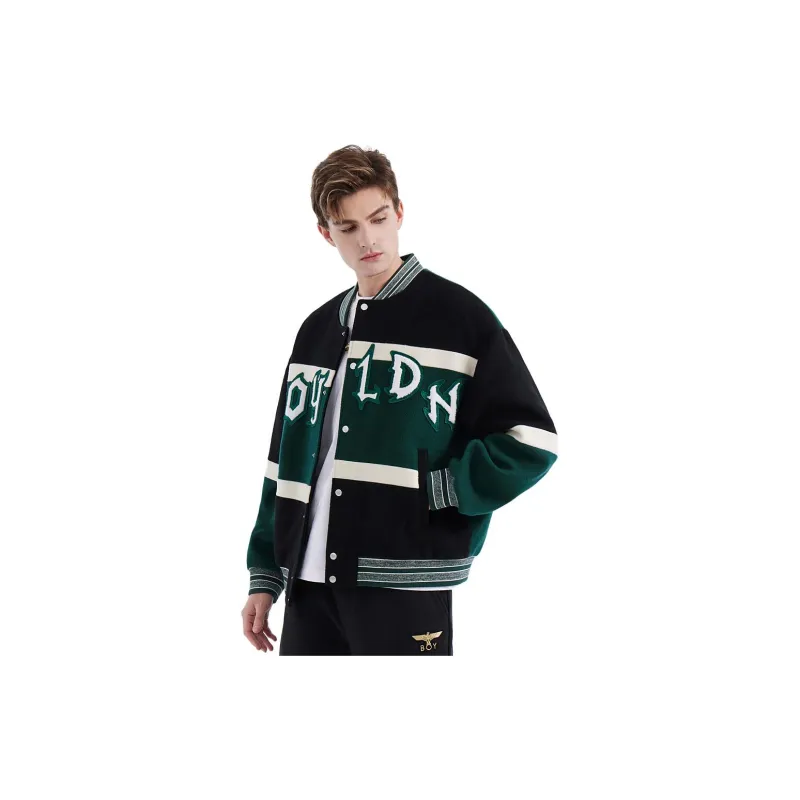 Boy London Baseball Jacket Unisex Green-2