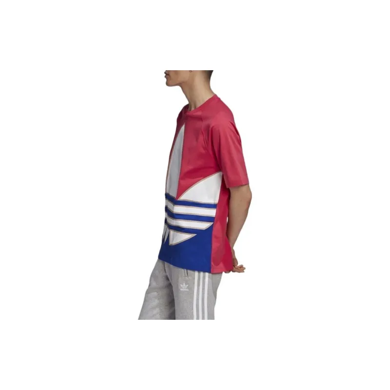 Adidas Originals BIG TREFOIL T Shirt Men's Red-3