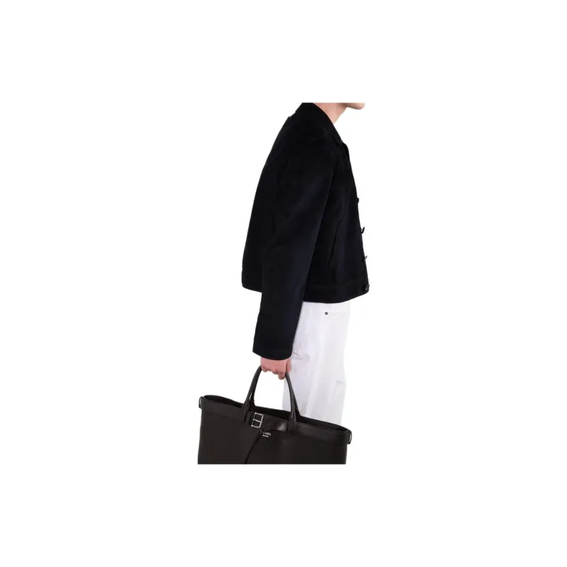 PRADA SS24 Jackets Coats Unisex Marine Blue-4
