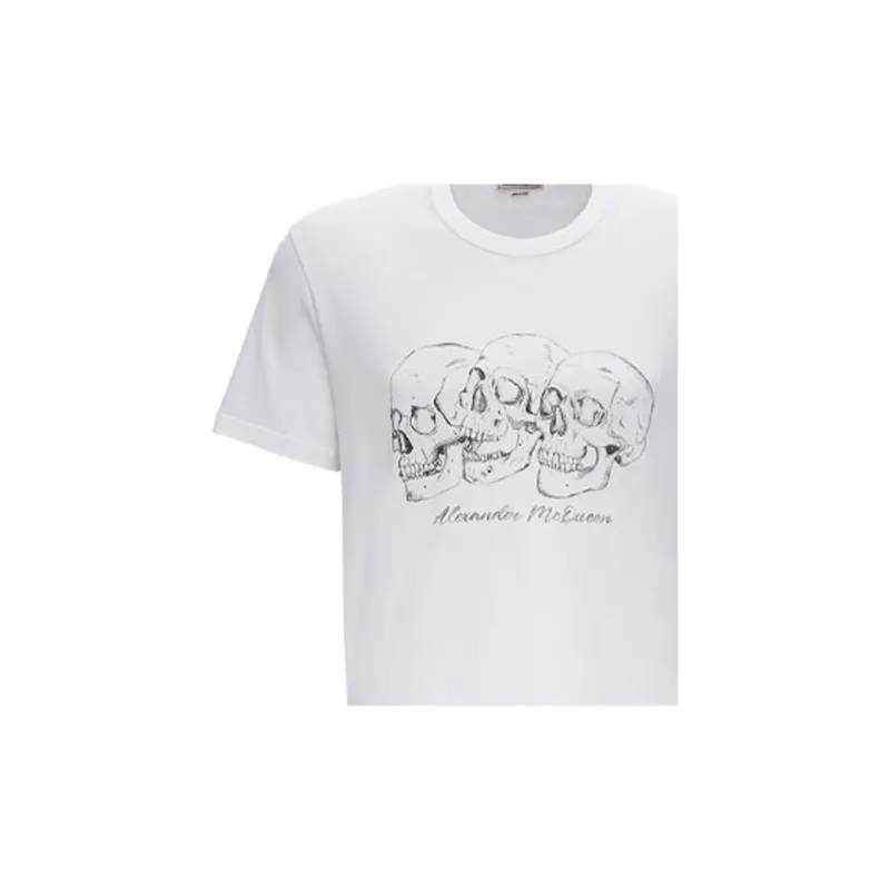 Alexander McQueen T Shirt Men's White-5