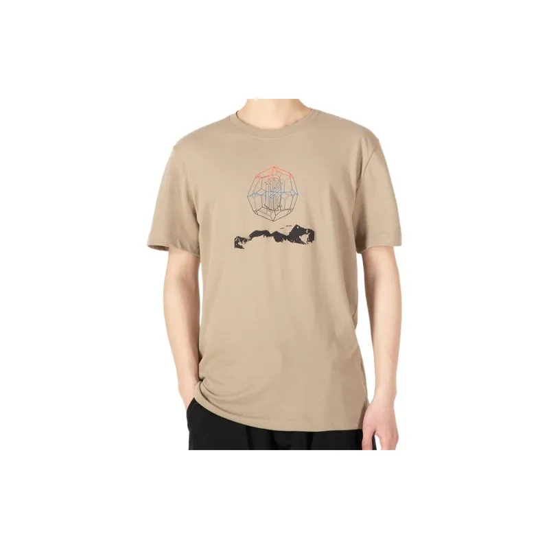 Nike T Shirts Men Khaki-2