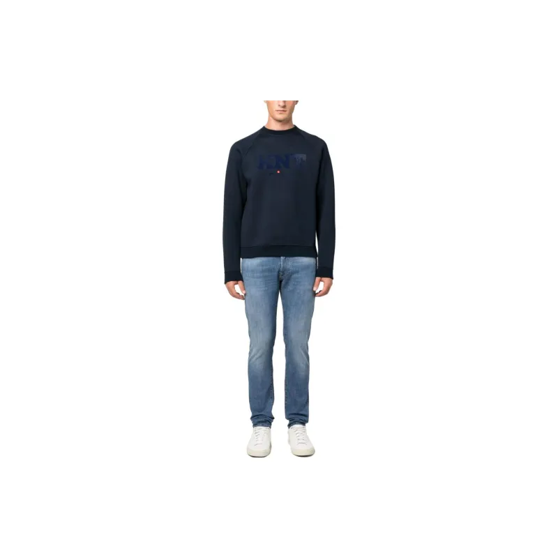 KITON Logo flocked Sweatshirt-1