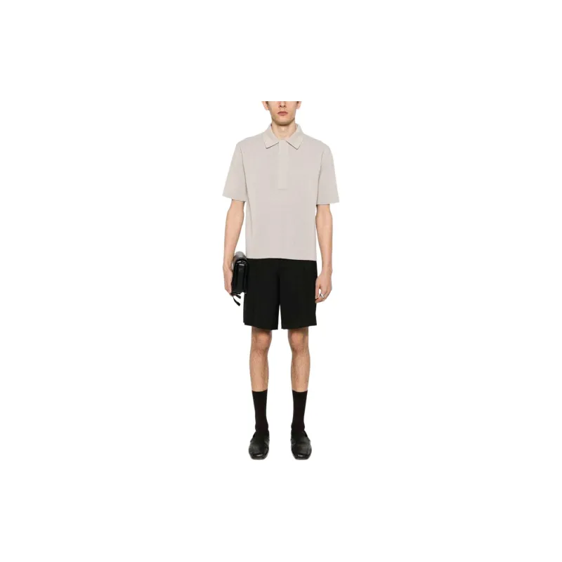 JIL SANDER Knitted Polo Shirt-1