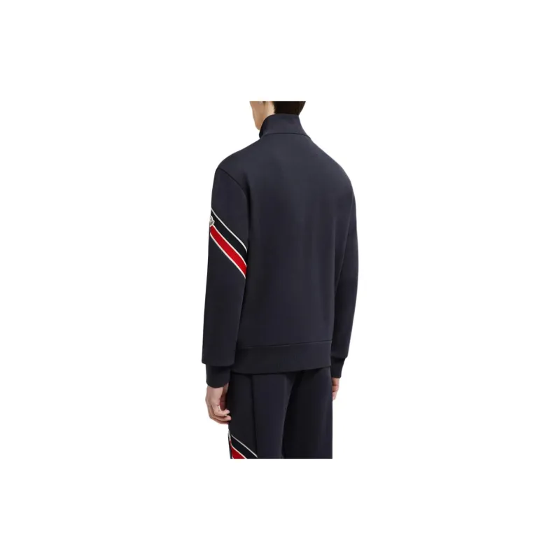 Moncler Logo Patch Zip Up Sweatshirt-3