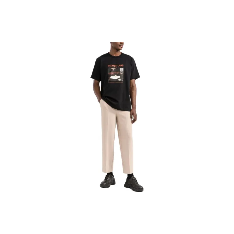 Helmut Lang Vienna Graphic Printed Crewneck T-Shirt-1