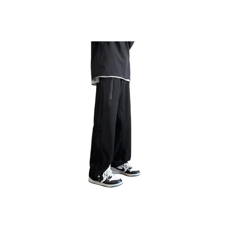 AMBER LIGHT Cargo Pants Unisex Black-4