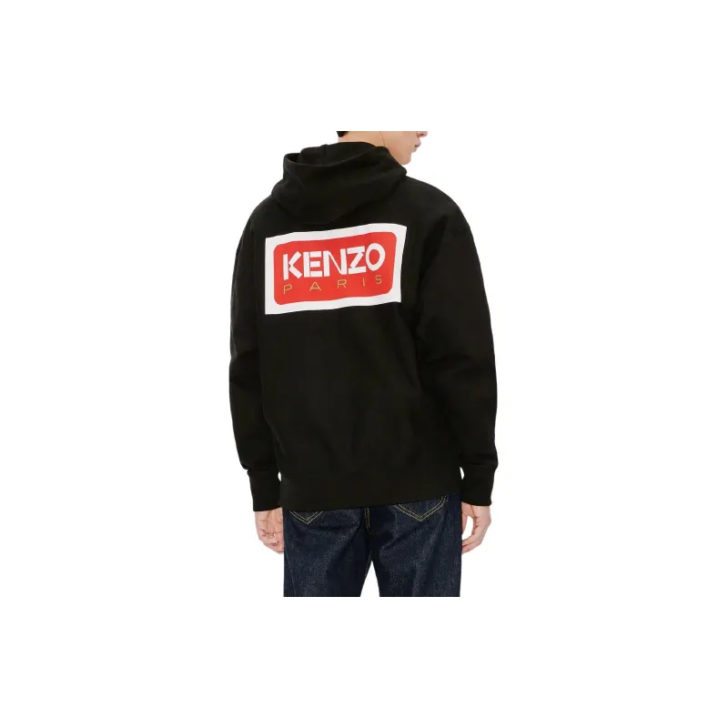 KENZO Logo Printed Long Sleeved Hoodie-2