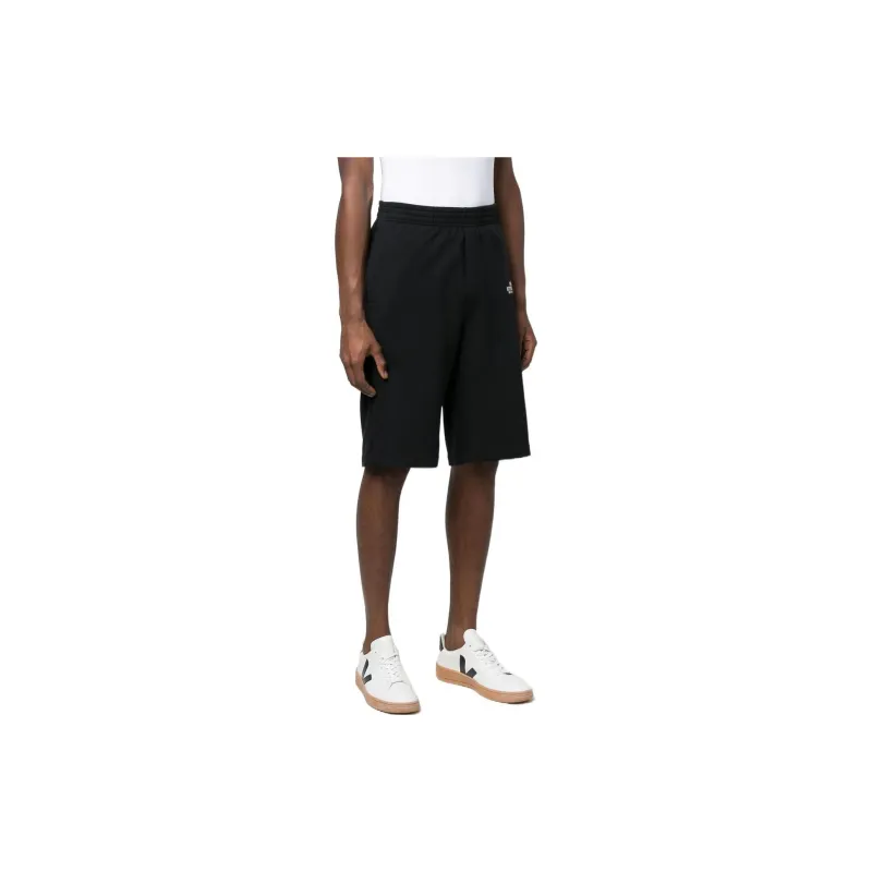 Maison Kitsune Logo Detailed Track Shorts-3