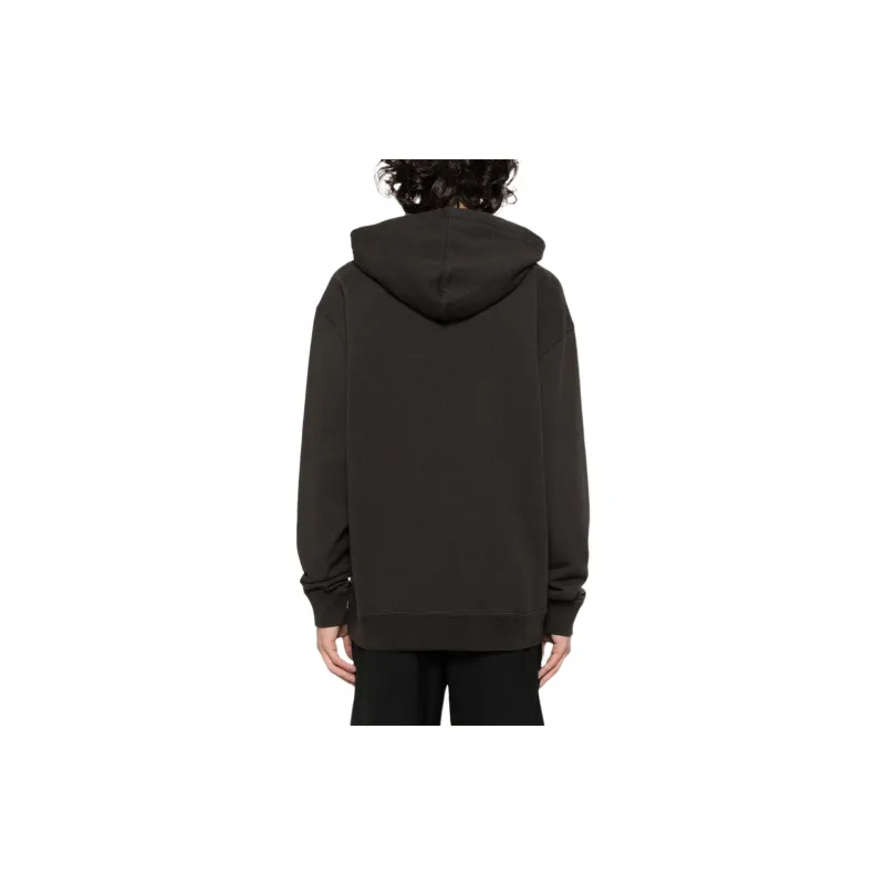 ISABEL MARANT Matte Logo Printed Drawstring Hoodie-2