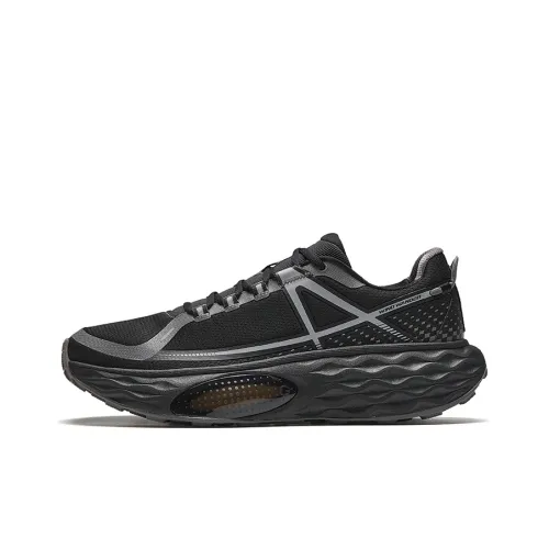 Anta ChengFeng Cushioning Anti Slip And Wear R6703-14 Low Top Trail Running Running Shoes Women's Black Gray