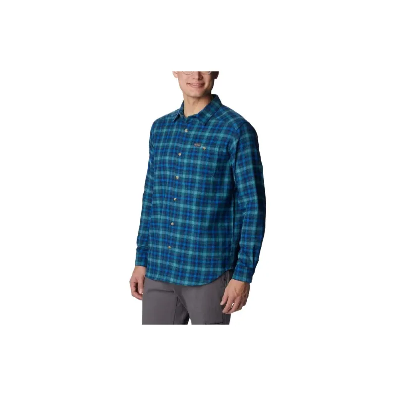 Columbia Cornell Woods Shirts Men Blue-2
