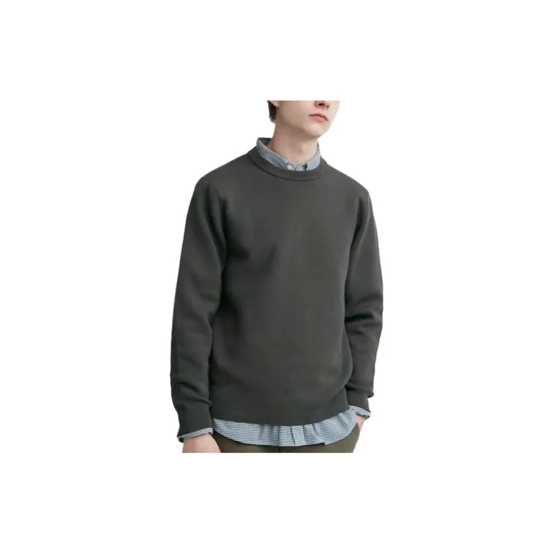 UNIQLO Knitwear Men's Lead Gray-2
