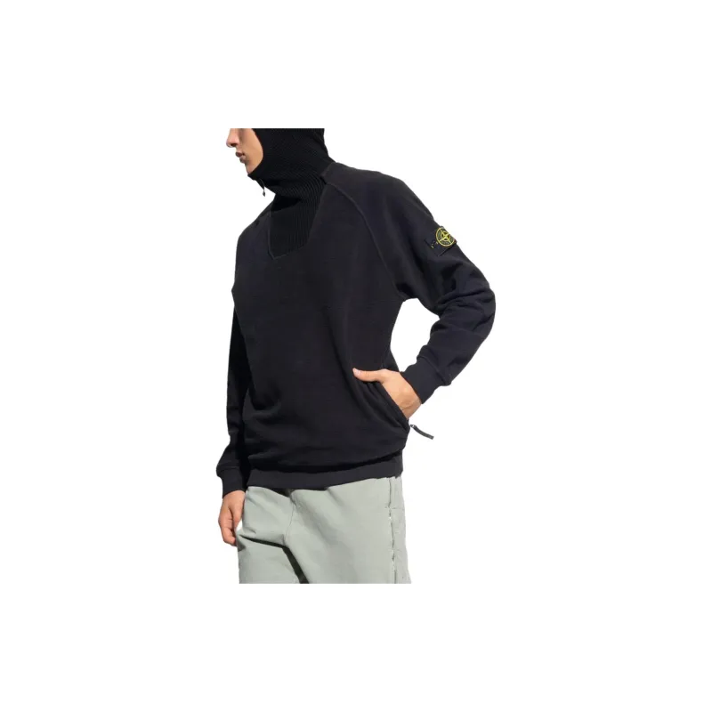 STONE ISLAND Sweatshirts Men Black-2