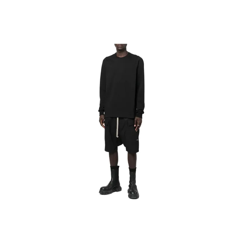 RICK OWENS Cotton Long Sleeve T Shirt-1