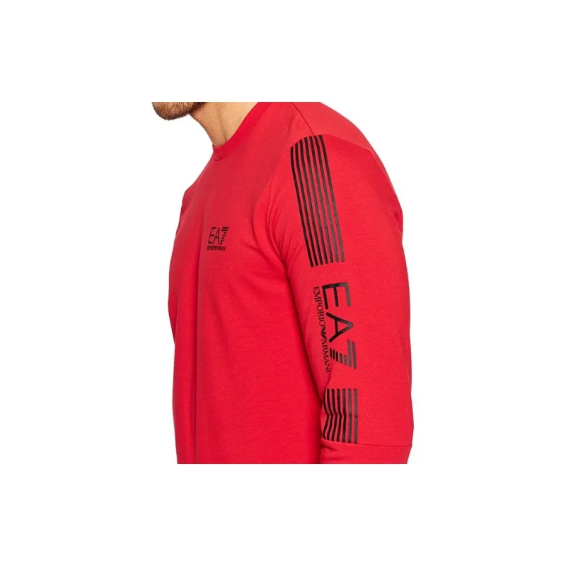 EMPORIO ARMANI EA7 Sweatshirts Men Red-4
