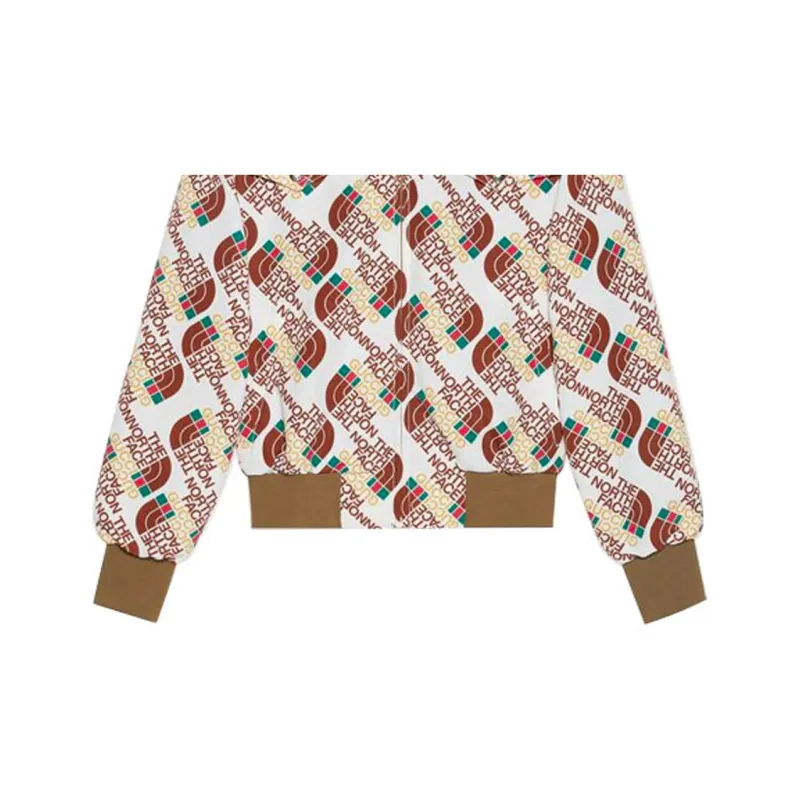 GUCCI X The North Face Web Print Technical Jersey Jacket-4
