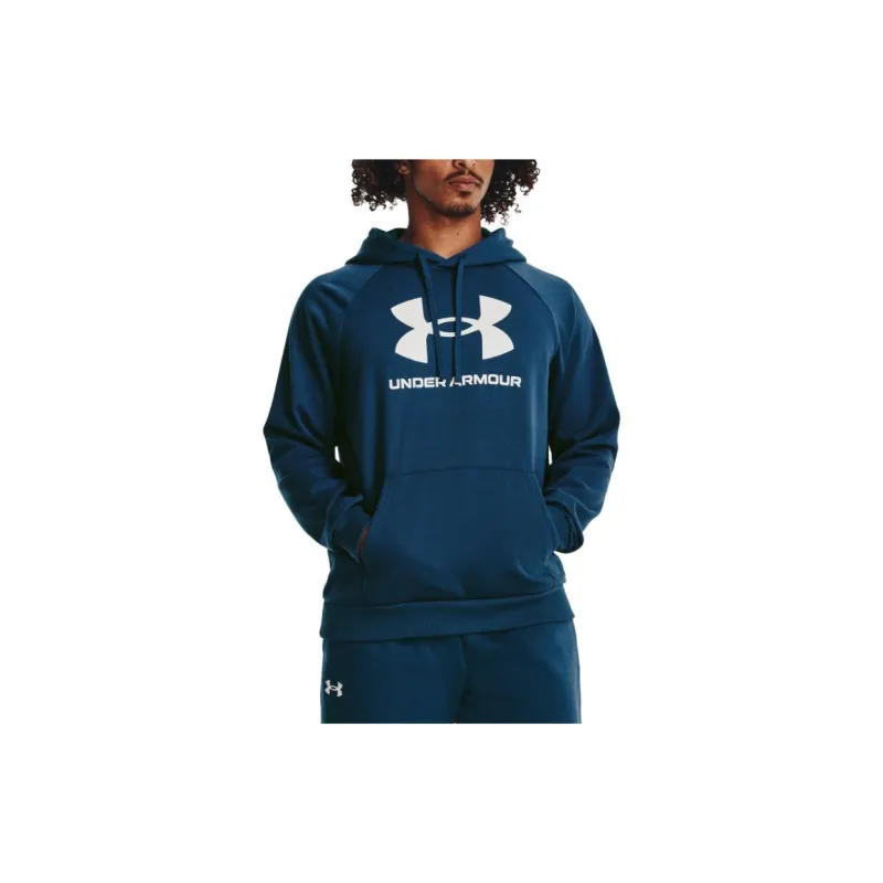 Under Armour Rival Fleece Sweatshirts Men Light Blue-3