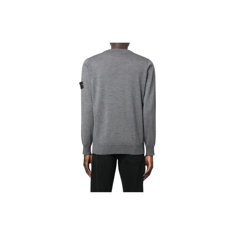STONE ISLAND Compass motif Wool Jumper-2