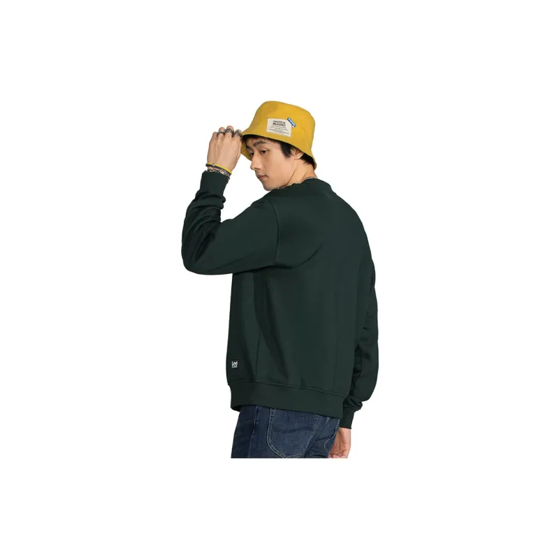 Lee Sweatshirts Unisex Pine Green-3