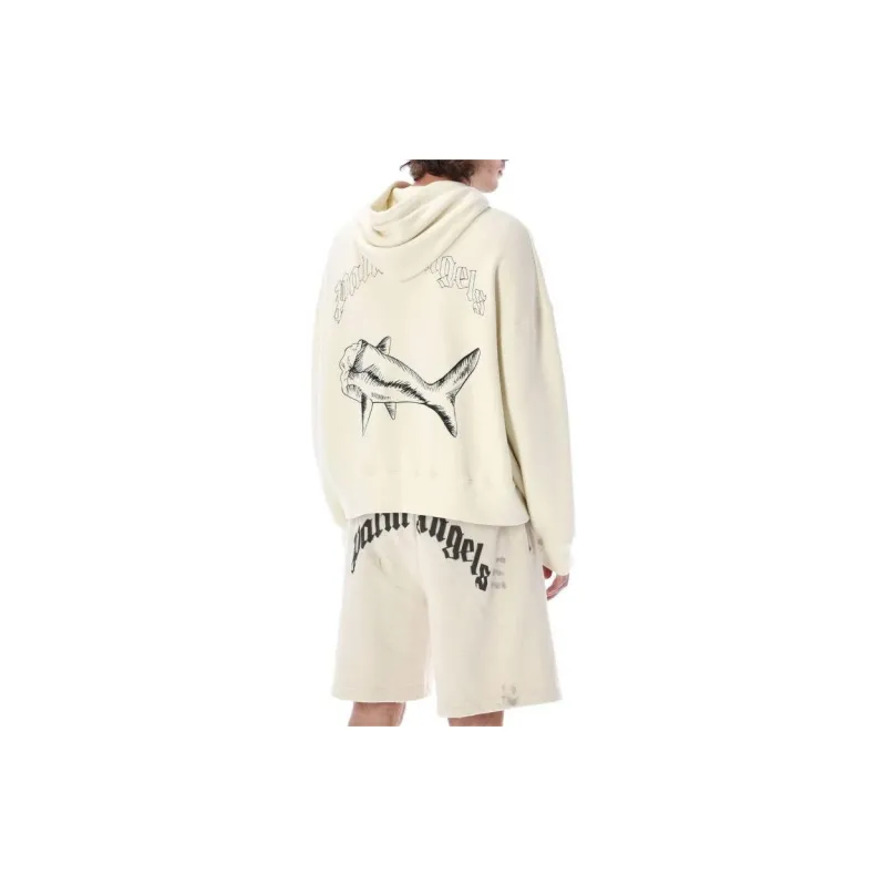 PALM ANGELS Split Shark Hoodie-3