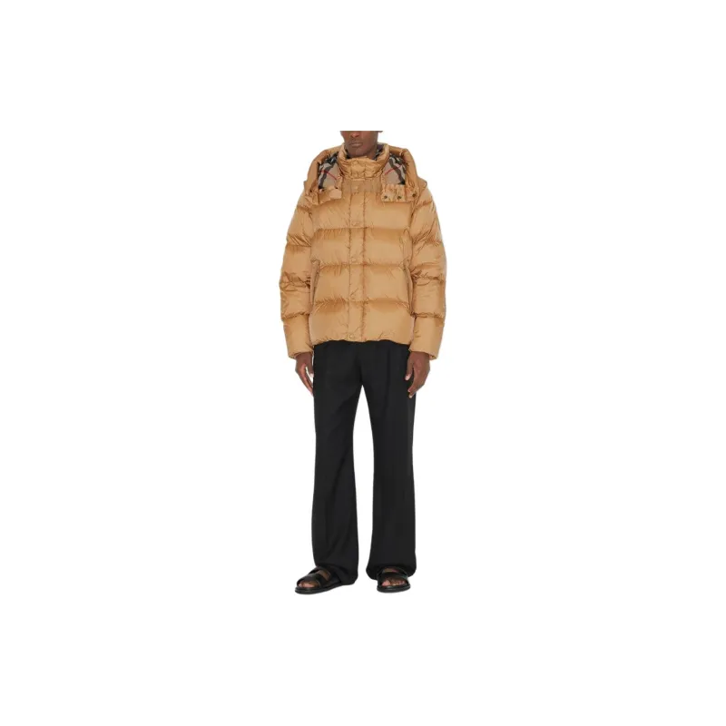 Burberry Long Sleeved Hooded Padded Jacket-1